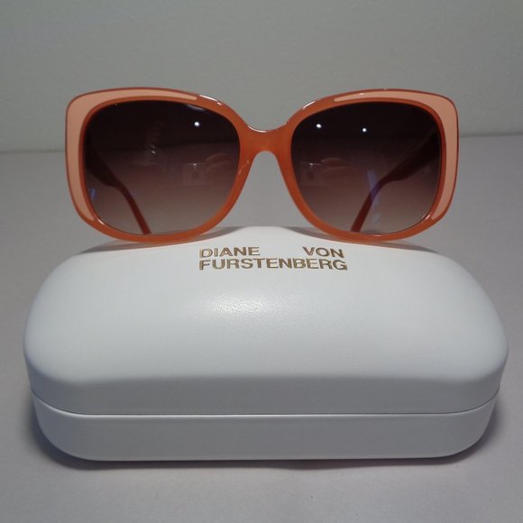 Diane von Furstenberg RAYNA DVF679S Papaya New Women\'s Sunglasses main image 14